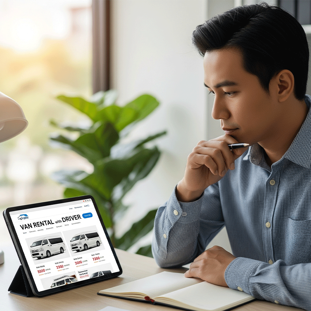 เลือกแพ็กเกจค่าเช่ารถตู้พร้อมคนขับอย่างไรให้คุ้มค่าที่สุด