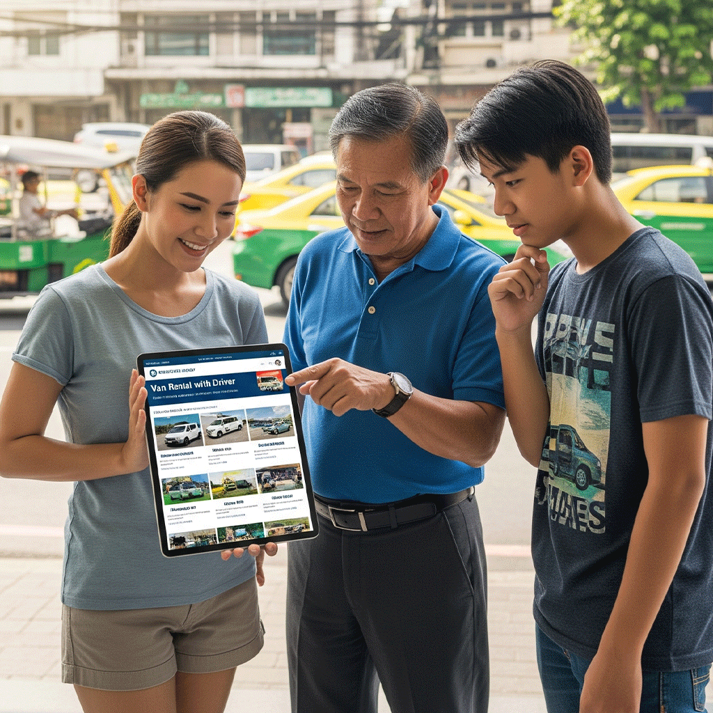 คู่มือราคาและข้อควรรู้สำหรับเช่ารถตู้พร้อมคนขับ กรุงเทพฯ